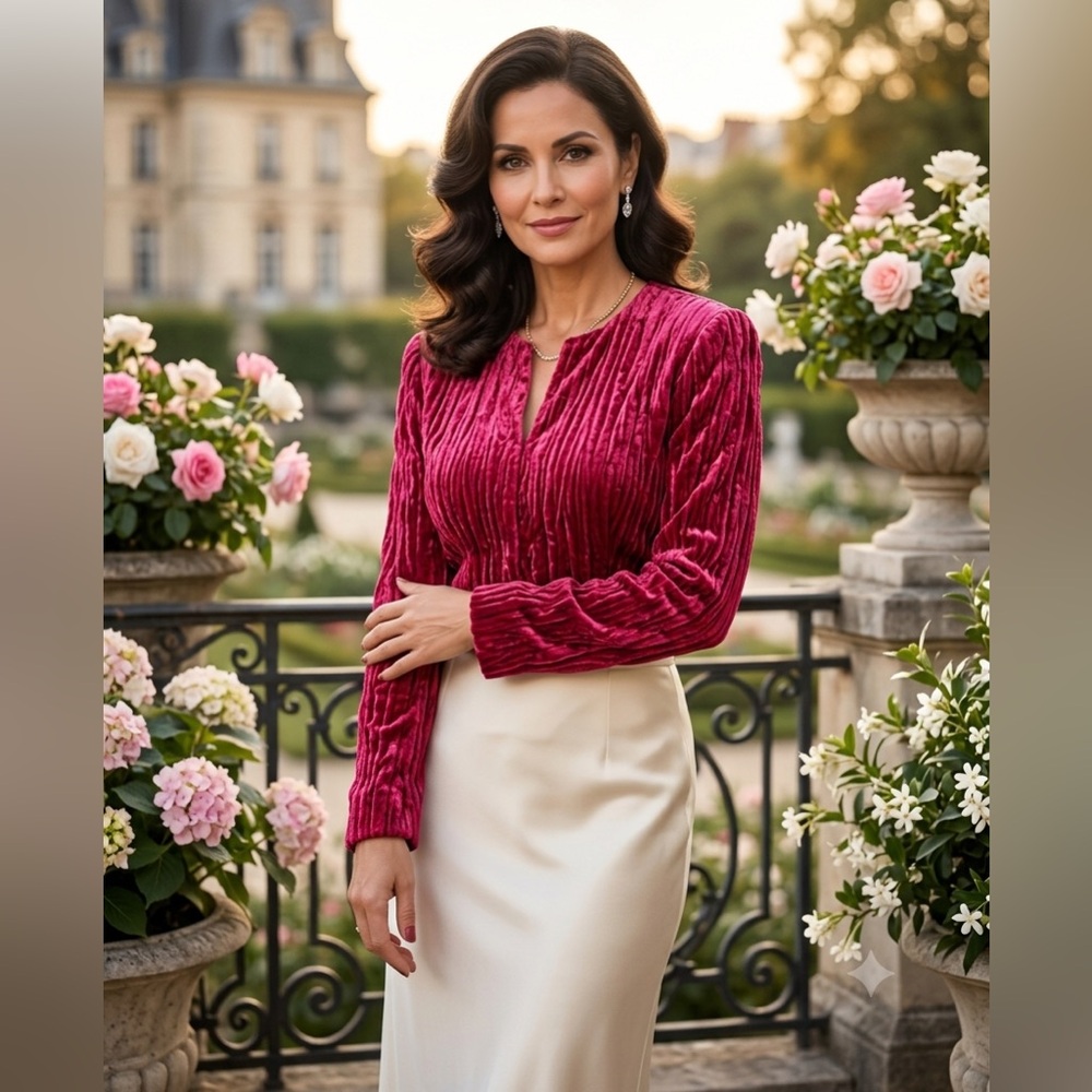 Shiny elegant cardigan from boutique